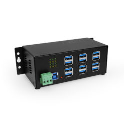 7 Port USB 2.0 Hub w/ Surge Protection & Screw Locking Ports