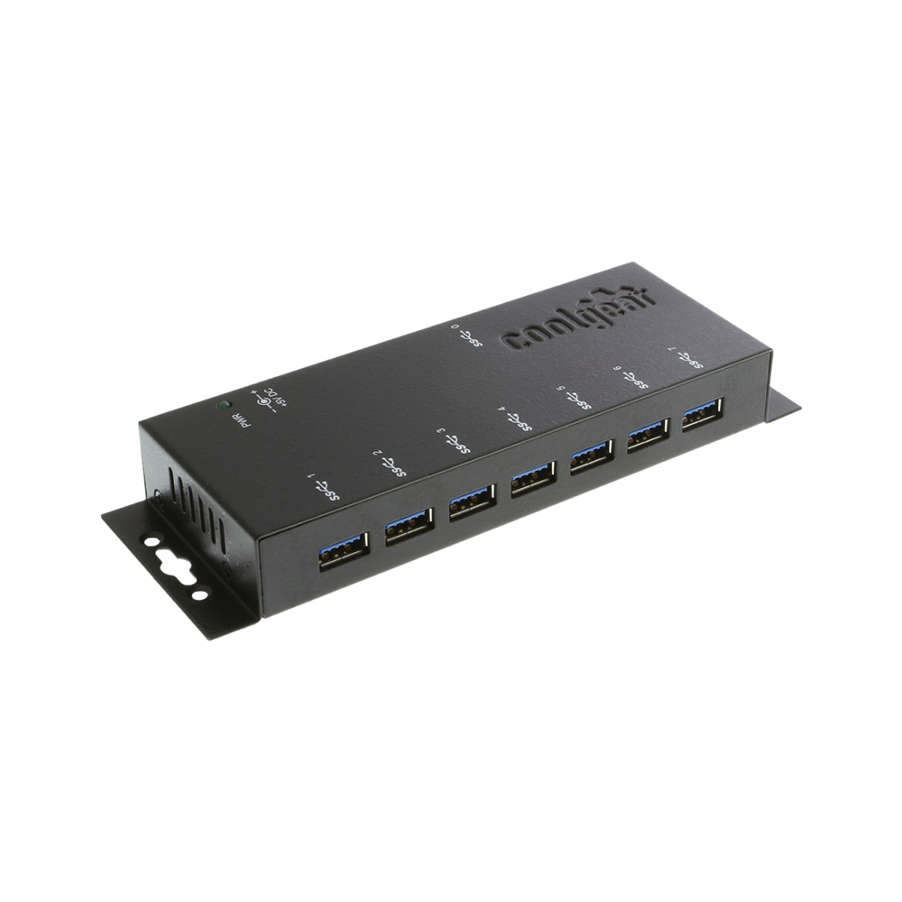 7Port USB 3.0 Metal Hub with Surge Protection CoolGear