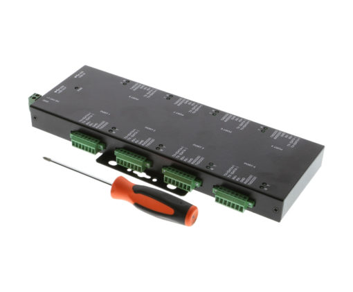 SA-8PXTB 8-Port RS232 to USB Adapter Size Comparison