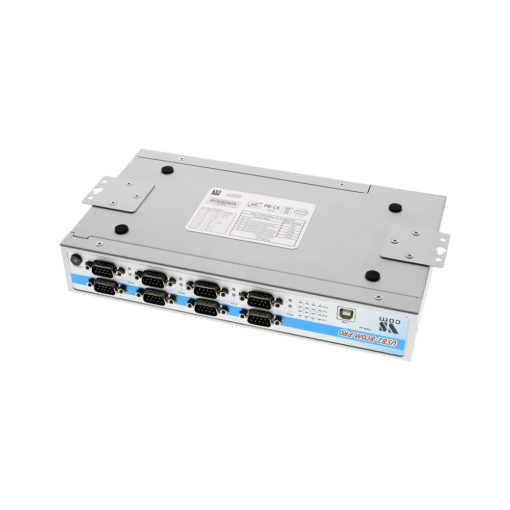 8-Port USB 2.0 Serial Adapter DIN Rail Mounting
