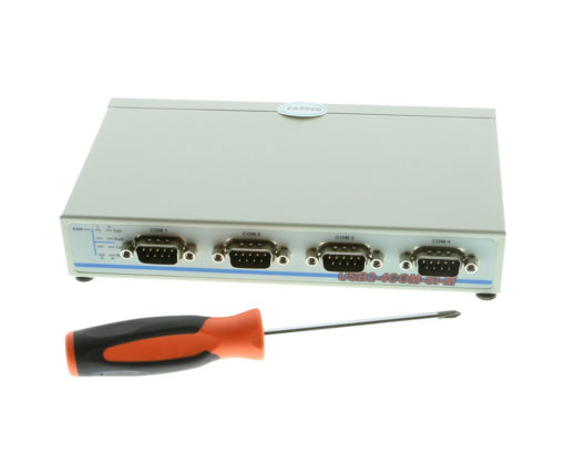 USB2-4COM-SI-M Serial Adapter Size Comparison