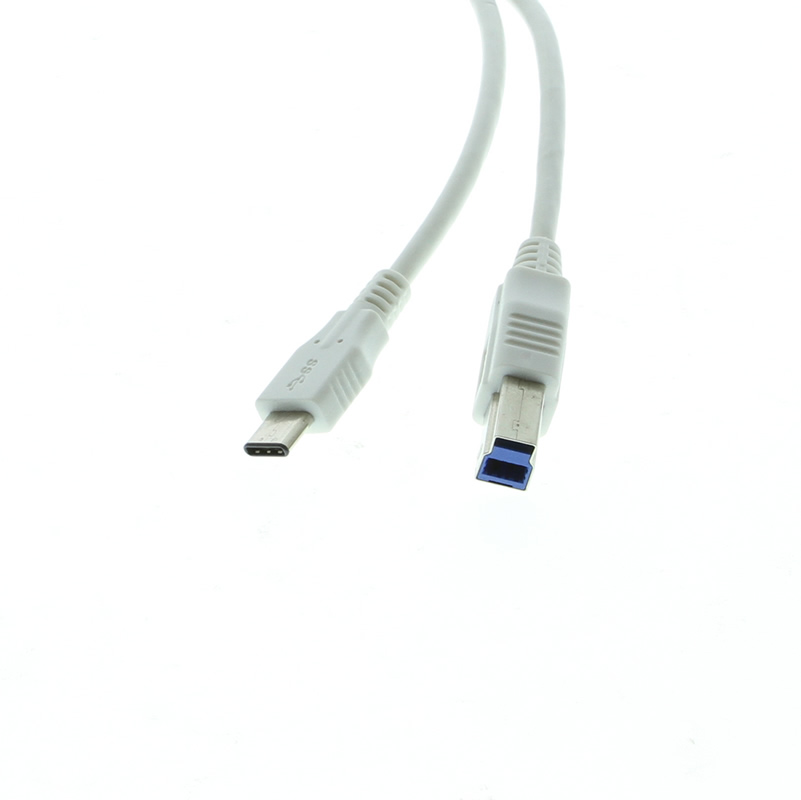 USBC Adapter 3 in 1 - Connect A : USB 3.1 Type C Male to Connect B