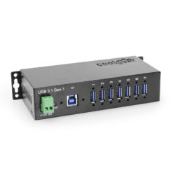 4 Port USB 2.0 Powered Hub w/ Port Status LEDs