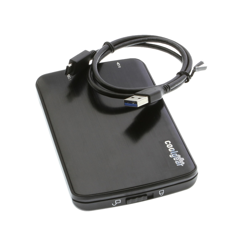 USB 3.1 Type-C SATA 2.5 HDD Enclosure - Coolgear