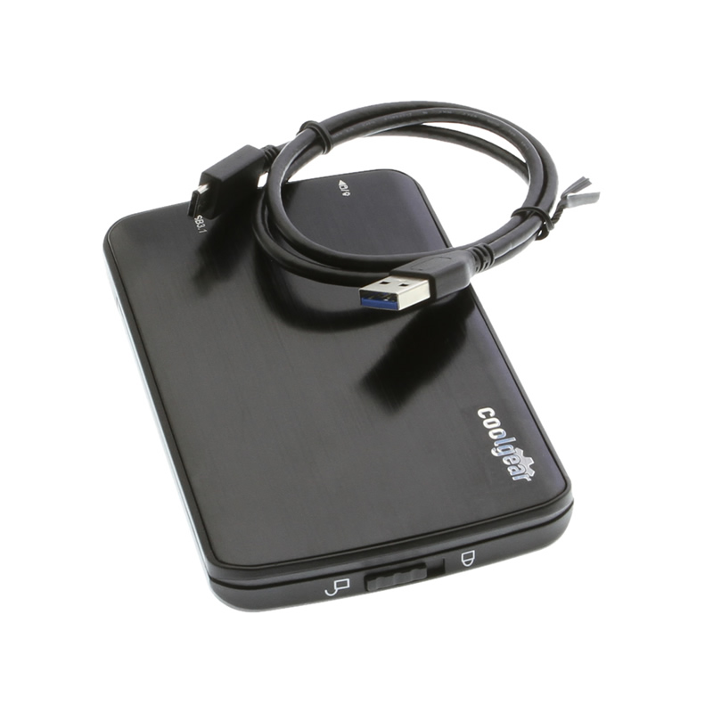 Boîtier externe USB-C 3.1 pour disque SATA 2.5, Format 2.5