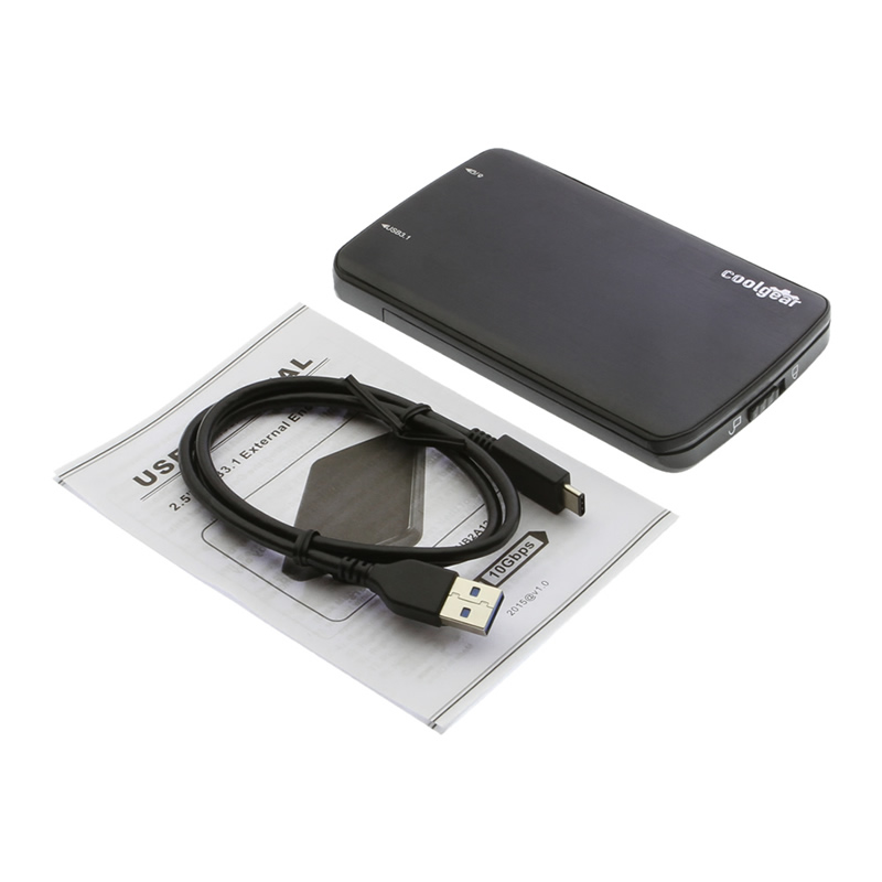 3.1 SATA 2.5 HDD Enclosure - Coolgear