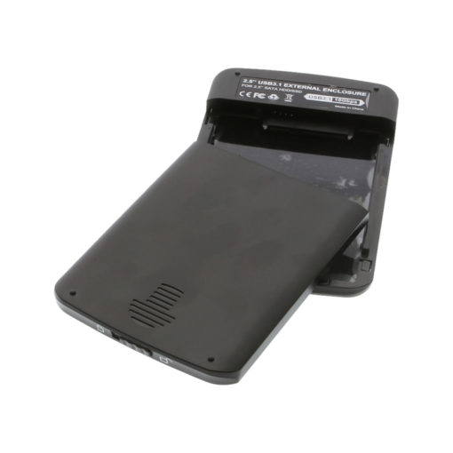 USB 3.1 2.5" SATA Enclosure Open Case