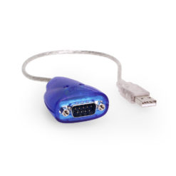 Mini USB 2.0 to RS-232 DB-9 Serial Adapter w/ 15kV ESD Protection & 3ft. USB Extension Cable