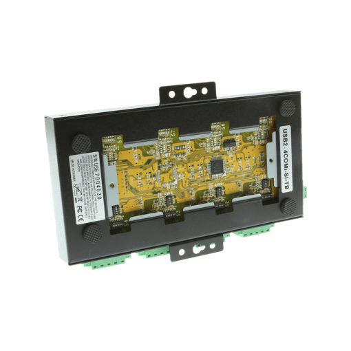 4-Port Industrial USB 2.0 to RS-232 / 422 / 485 Serial TB Adapter w/ Optical Isolation & Surge Protection - Image 4