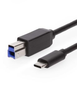 3ft. USB 3.2 Gen 1 Type-B to Type-C Black Device Cable