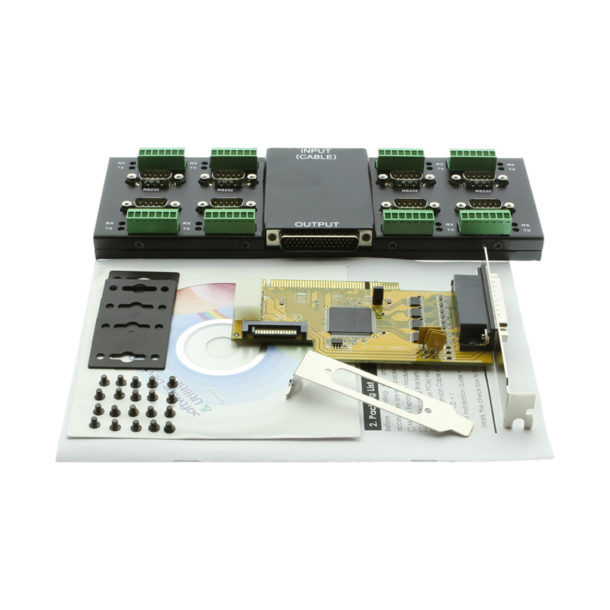 RS232 PCIe Combo Expansion Module Box - Coolgear