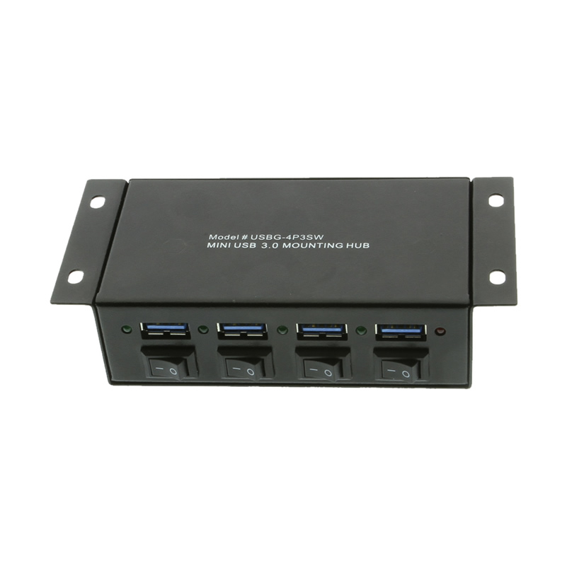 Usb 3 Hub Metal Switchable 4 Port Surface Mount Hub Coolgear