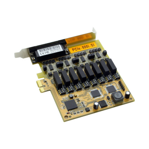 Optical Isolation, ESD, and Surge protected PCIe card