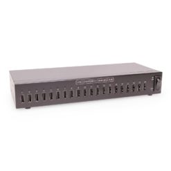 12 Port USB 2.0 Powered Hub w/ Port Status LEDs