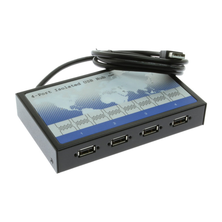 USB 2.0 4-Port Isolated Hub - Coolgear