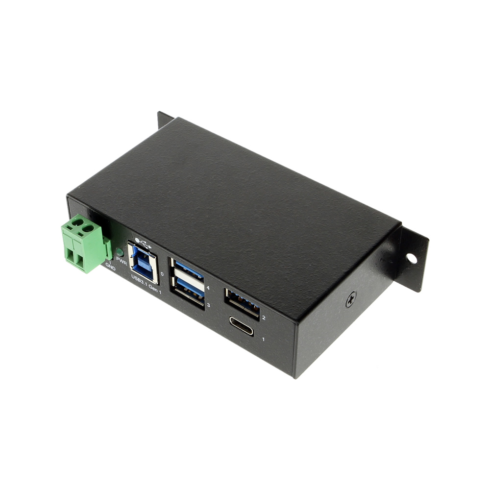 Hub USB, 4 ports, USB 3.2 Gen1, 5 Gbit / s, avec adaptateur USB-C