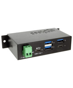 7 Port USB 2.0 Slim Powered Hub w/ Power Adapter hub