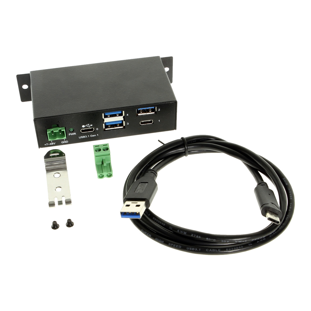 GLB235401, Gearlab 4 Port USB 3.2 Hub with USB-A cable