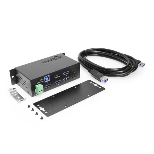 7 Port USB 3.2 Gen 1 Type-C Hub w/ ESD Surge Protection