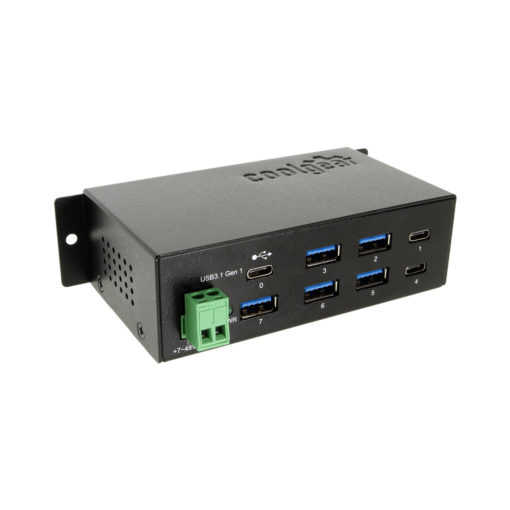 7 Port USB 3.2 Gen 1 Type-C Hub w/ ESD Surge Protection & USB-C Upstream