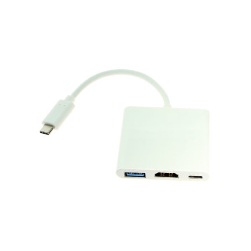 USB C to HDMI Female w/USB 3.0 and Type-C Ports