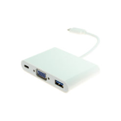 USB C to VGA adapter with USB 3.0 Ports