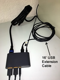 Vive Link Box using a USB 2.0 Extension Cables