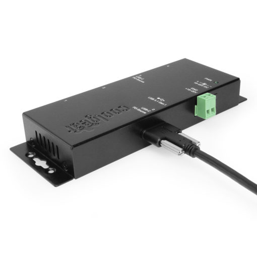 4 Port USB 3.2 Gen 1 Type-C Power Delivery Hub w/ ESD Surge Protection & Screw Locking Ports