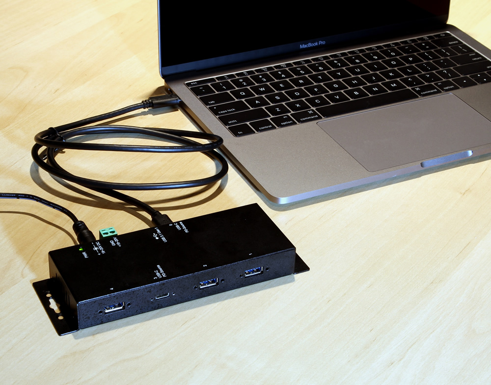 USBC 4 Port Power Delivery Hub with 2 Type C PD Ports and 3 USB 3.1