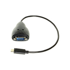 Mini USB 2.0 to RS-232 DB-9 Serial Adapter w/ 15kV ESD Protection & 3ft. USB Extension Cable