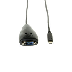 RS-232 DB-9 Male adapter with USB C Host Connector