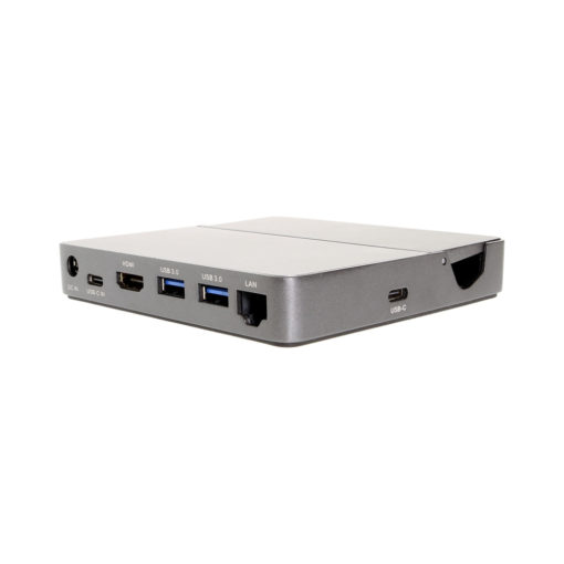 RJ45 Gigabit Ethernet Port Connection on USB C Docking Station