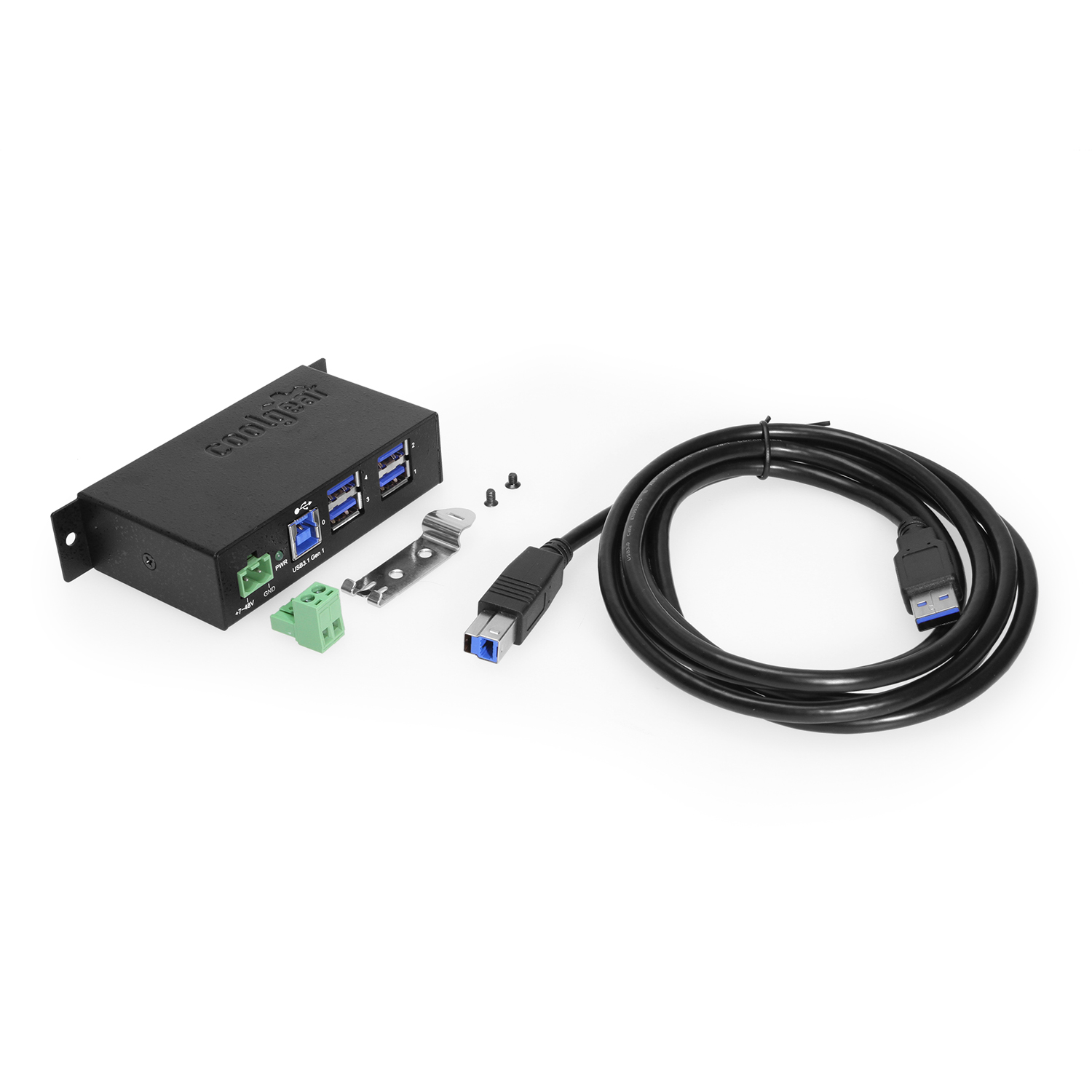 10 Port USB 3.2 Gen 1 Industrial Wide Temperature Range Hub - Coolgear