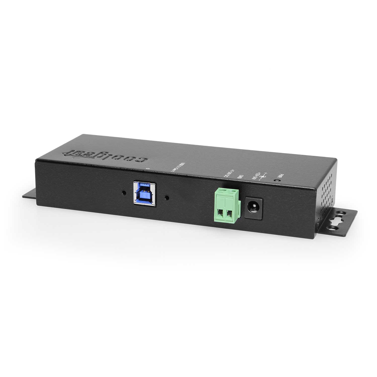 USB 3.0 4 Port Industrial Metal Hub w/15KV ESD Protection