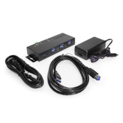 7 Port USB 3.2 Gen 1 Industrial Wide Temperature Range Hub