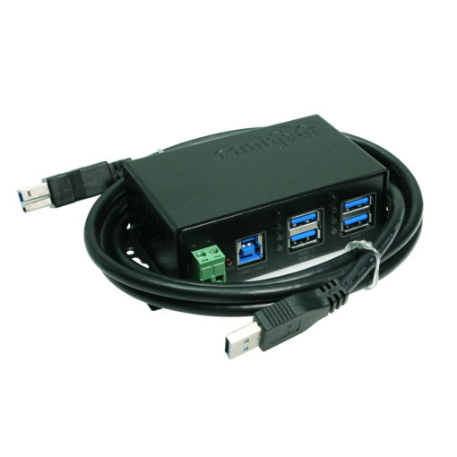 4-Port USB 3.2 Gen 1 Mountable Hub or Charger with 2A Per Port and ESD Protection