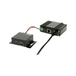 Example of setup with Type-C PoE power adapter and a splitter