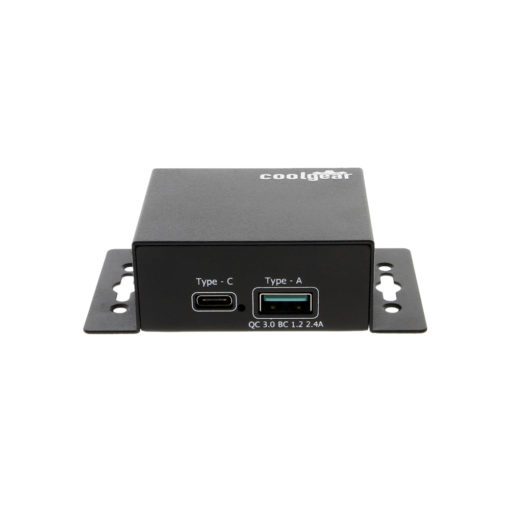 Type-C port and Type-A QC 3.0 ports