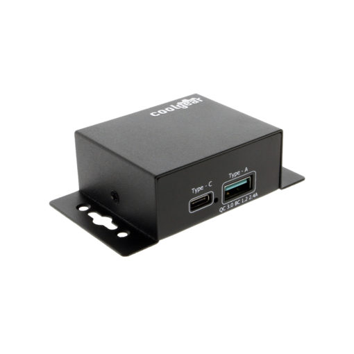 22W Type-C / Type-A PoE Power Adapter