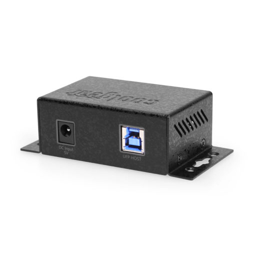 4 Port USB 3.2 Gen 1 Mini Powered Hub w/ ESD Surge Protection & Power Adapter