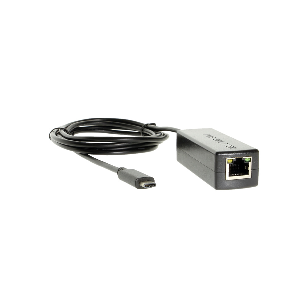 24W USB Type-C PoE Splitter - Powering 802.3at Type 1 & Devices - Coolgear