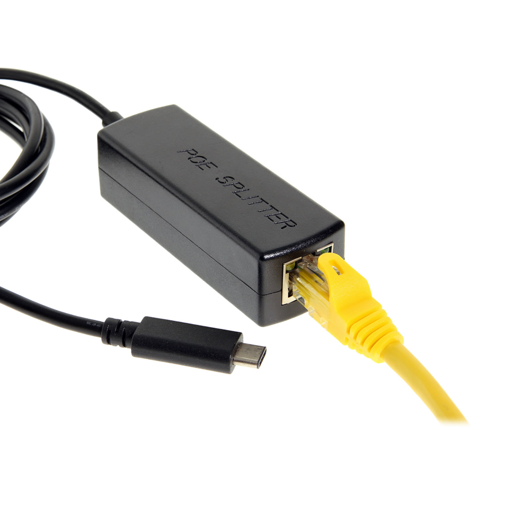 90W USB Type-C High Power PoE Splitter - Powering 802.3bt 4 PD Devices - Coolgear