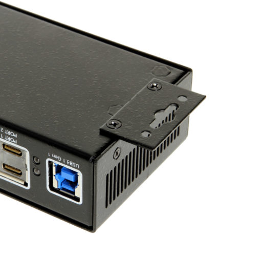 USB 3.1 Dual Type-8 Port Hub Surface Mount Bracket