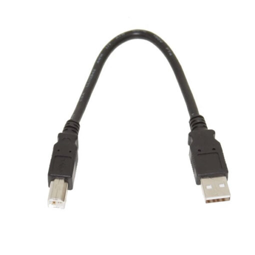 6in Black USB 2.0 A to B Device Cable