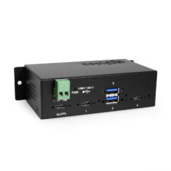 4 Port USB 2.0 Over IP Network Device Sharing Hub w/ Screw-Locking Ports & Status LEDs 4 Port TCP Hub