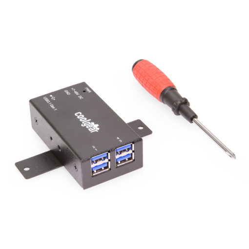 4 Port USB 3.2 Gen 1 Micro Hub w/ Variable Voltage & ESD Surge Protection