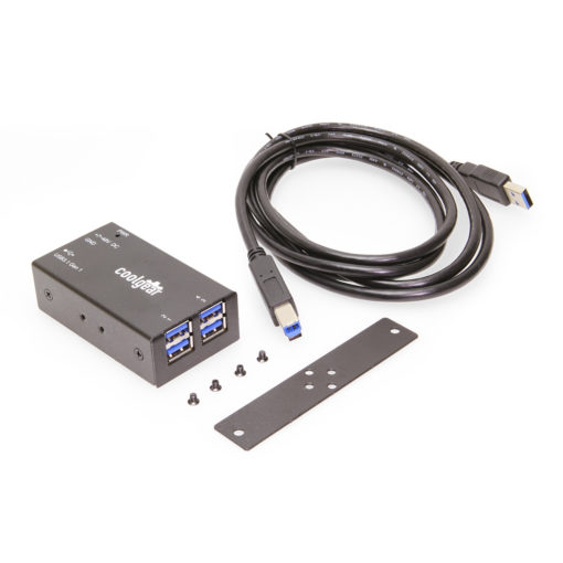 4 Port USB 3.2 Gen 1 Micro Hub w/ Variable Voltage & ESD Surge Protection