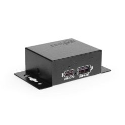 Mini USB 2.0 to RS-232 DB-9 Serial Adapter w/ 15kV ESD Protection & 3ft. USB Extension Cable