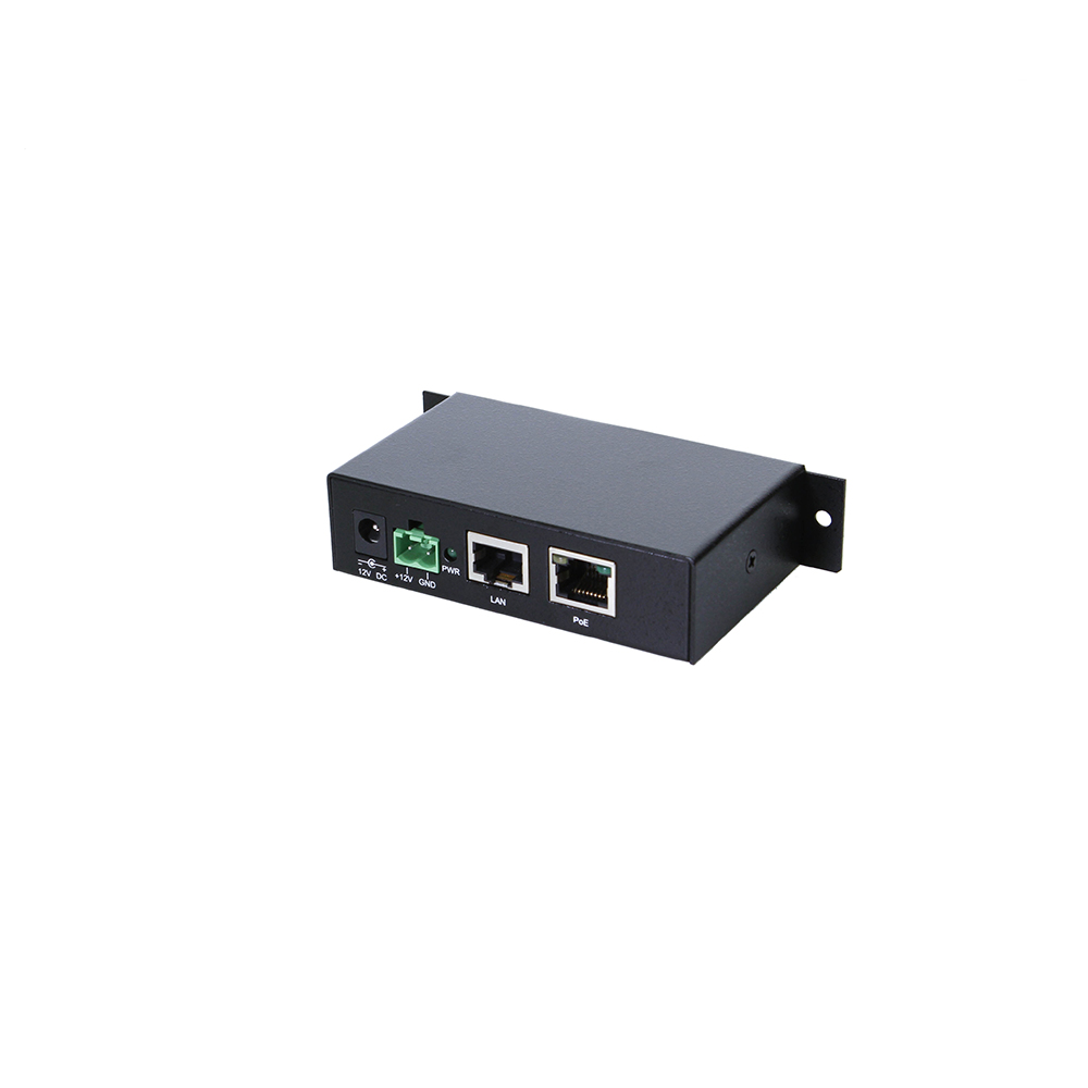 Gigabit IEEE 802.3af/at PoE Injector (12v) - Coolgear
