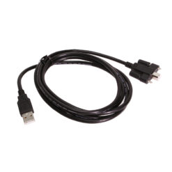 Screw Lock USB 2.0 Hi-Speed A Non-Locking to B Locking Device Cable